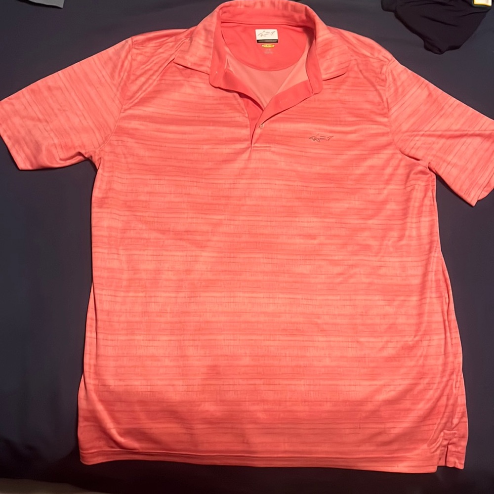 Pink polo t shirt GregNorman